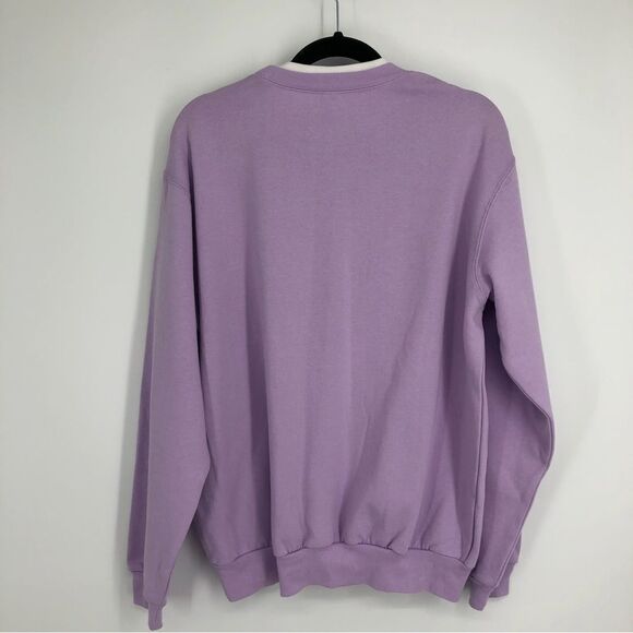 Snowman Fleece Sweatshirt Purple Womens Size Large NWT‎ - Picture 2 of 4